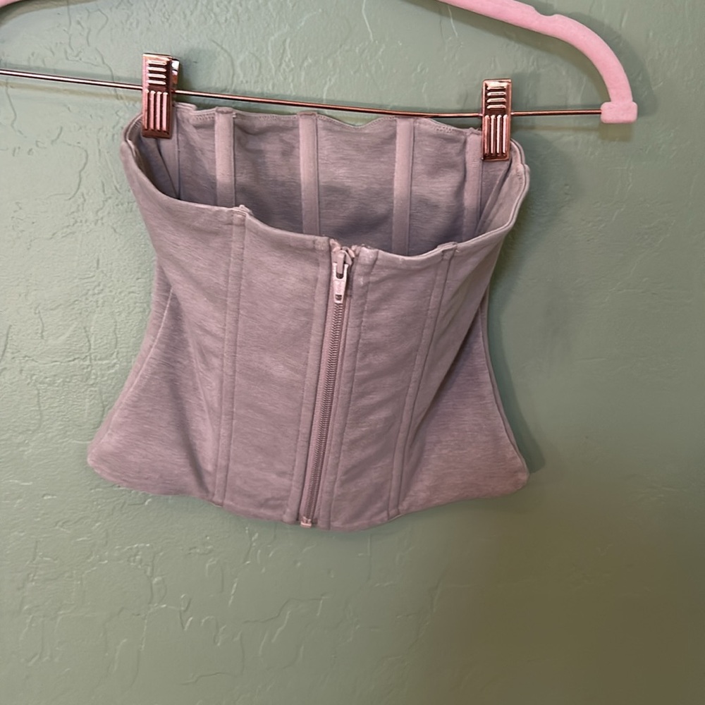 SKIMS Gray Corset Top - Picture 3 of 3